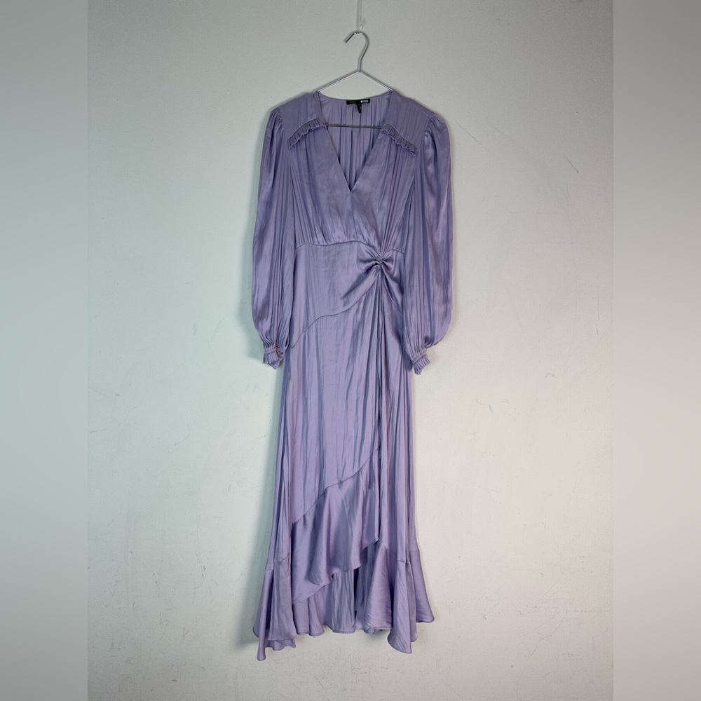 Maje Ruffle Fit Slim Shriveled A-line Dress Women’s Size 36 US 4
